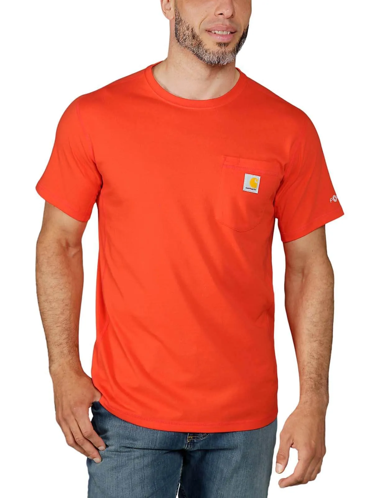 104616&#x20;Work&#x20;T-shirt&#x20;Pocket&#x20;Force&#x20;Flex&#x20;-&#x20;Carhartt