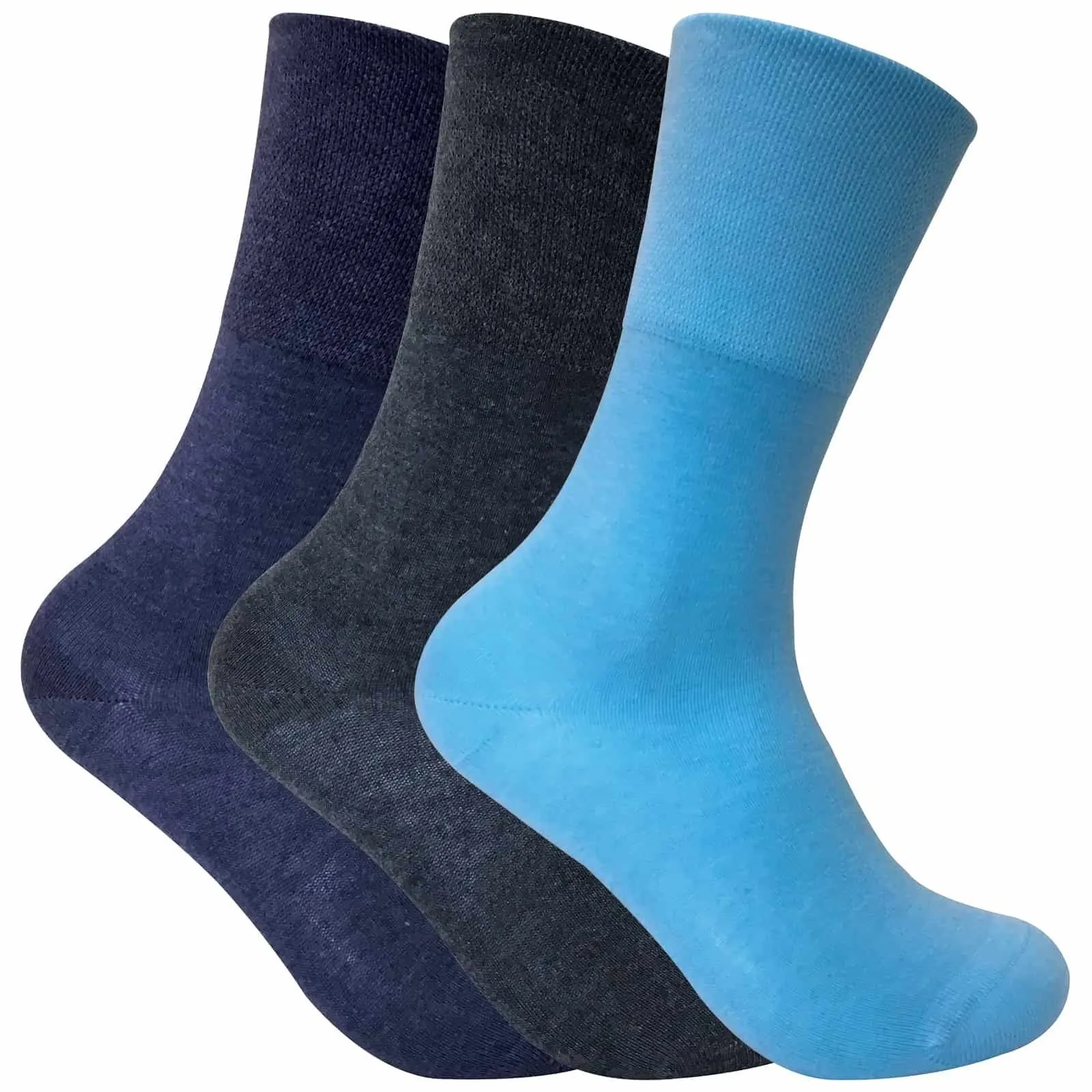 3 Pairs Ladies Thermal Diabetic Socks (4-8 UK / THRDIAL01)