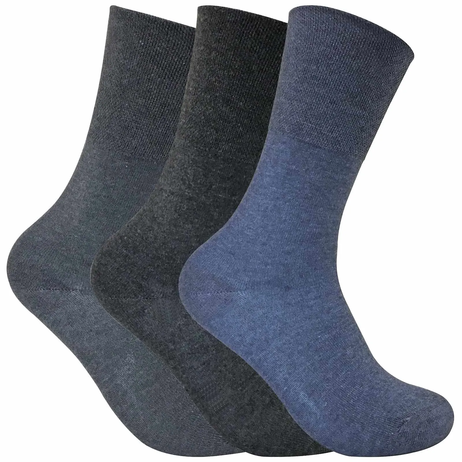 3 Pairs Ladies Thermal Diabetic Socks (4-8 UK / THRDIAL03)