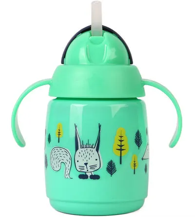 300ML Straw Cup Green Tommee Tippee