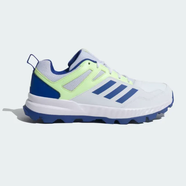 Adidas Cri Rise V2 M Cloud White / Semi Lucid Blue / Green Spark Cricket Shoes