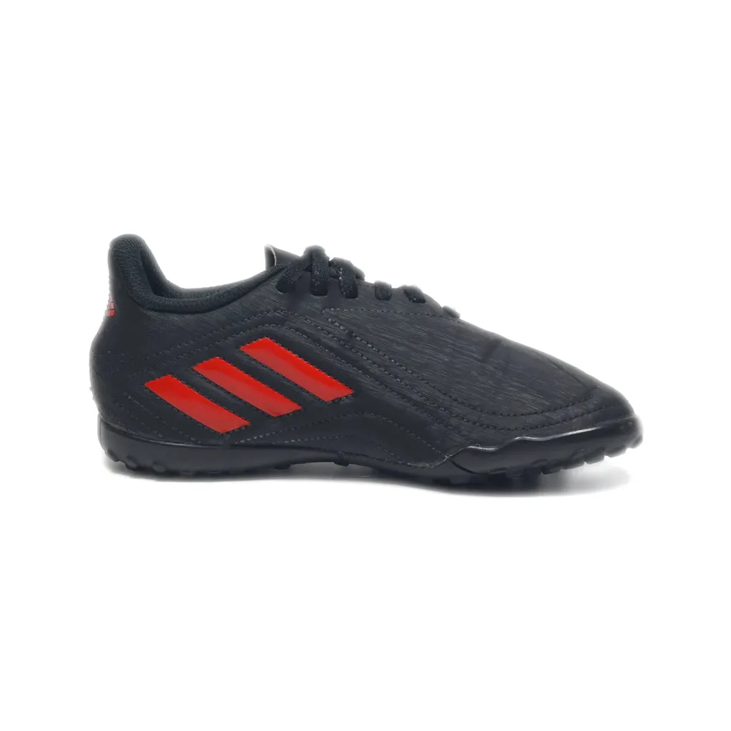 Adidas Deportivo Turf Sport Shoes Leather Black Colour For Kids