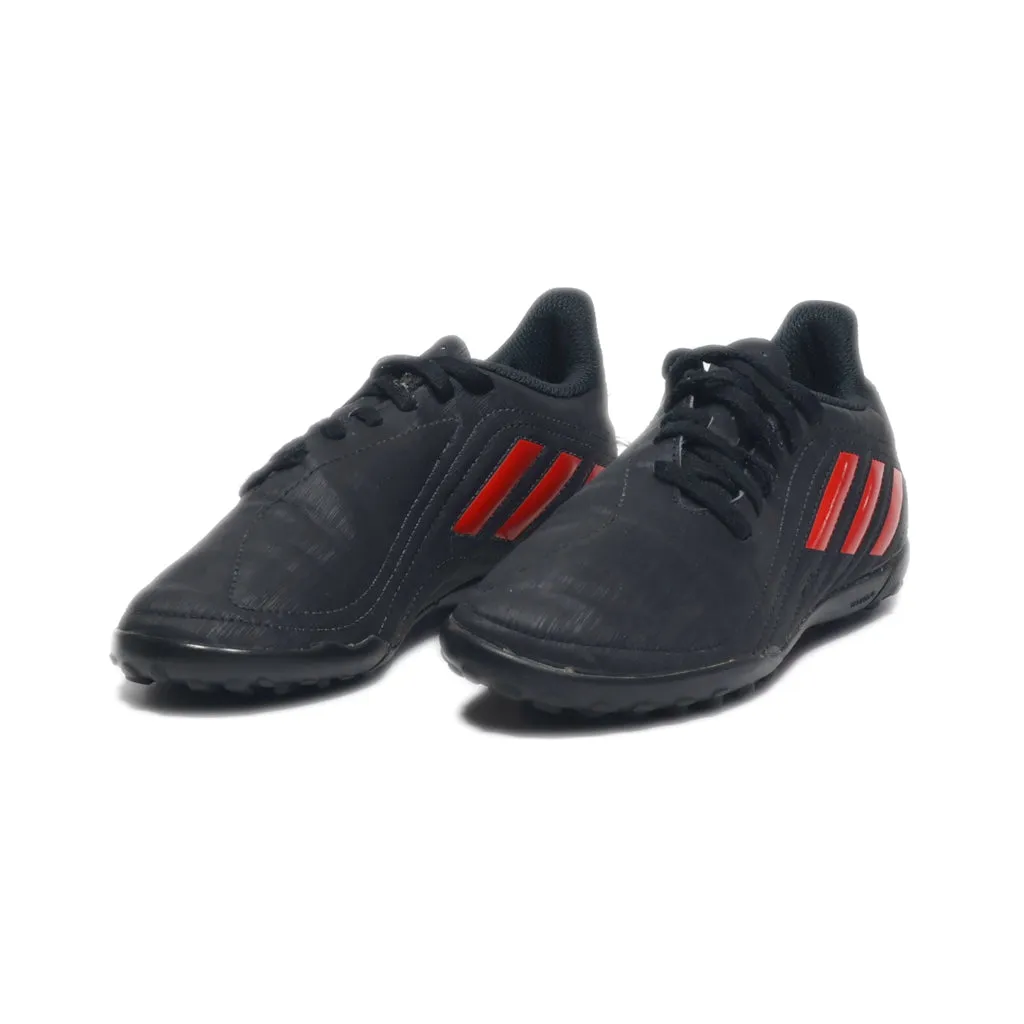 Adidas Deportivo Turf Sport Shoes Leather Black Colour For Kids