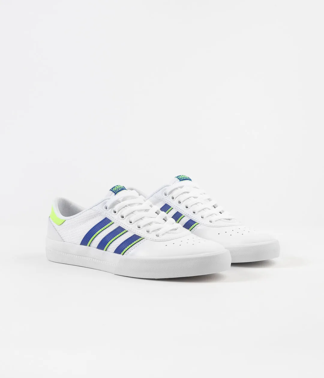 Adidas Lucas Premiere Shoes - White / Glory Blue / Signal Green