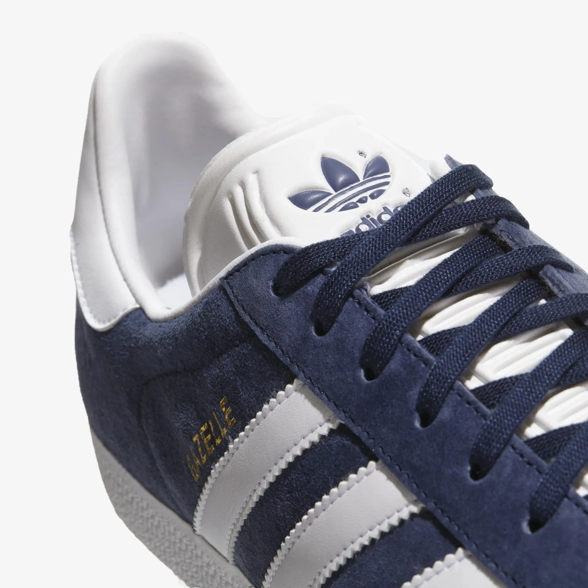 Adidas Originals | GAZELLE  { NAVY/WHITE