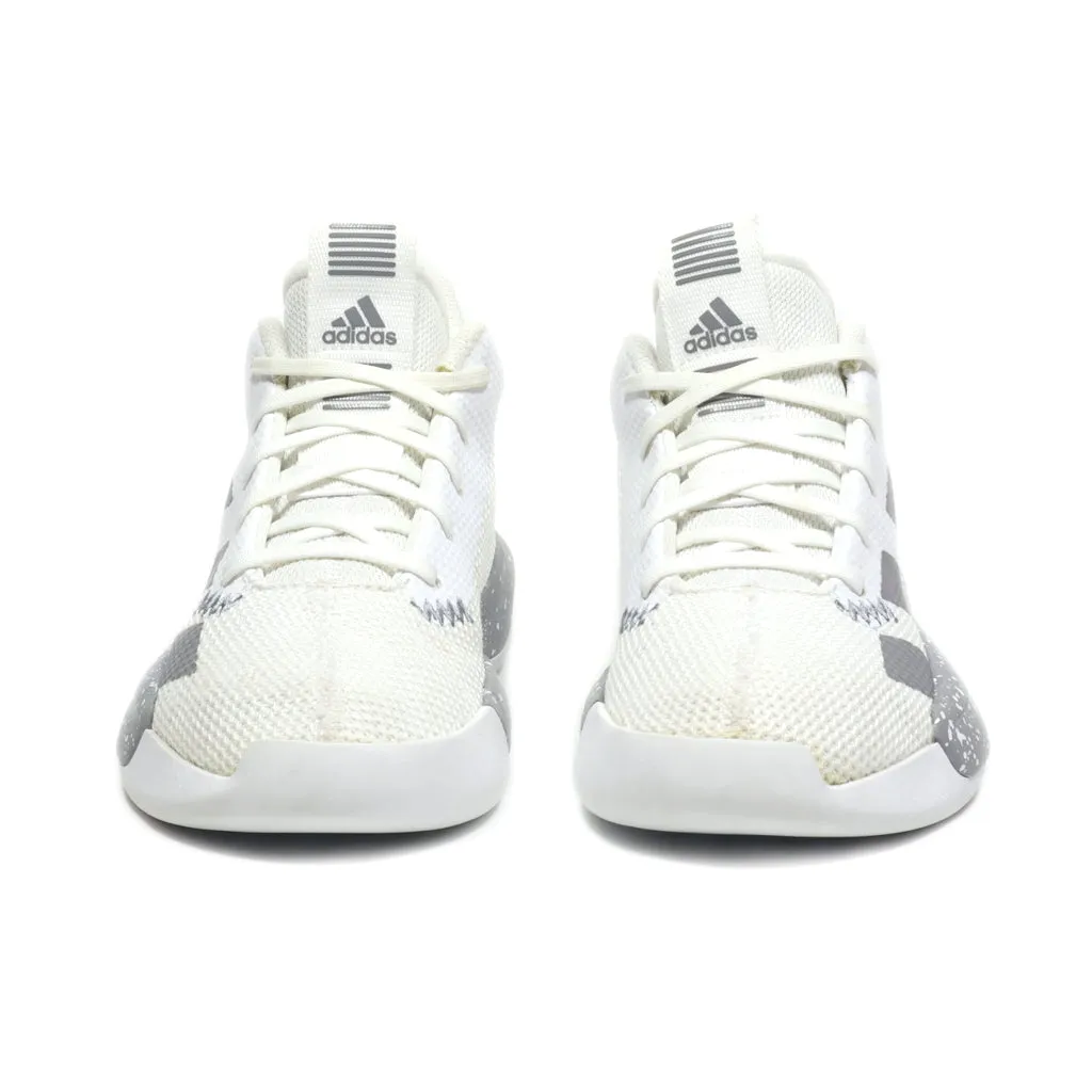 Adidas Pro Next Sport Shoes Leather White Colour For Women