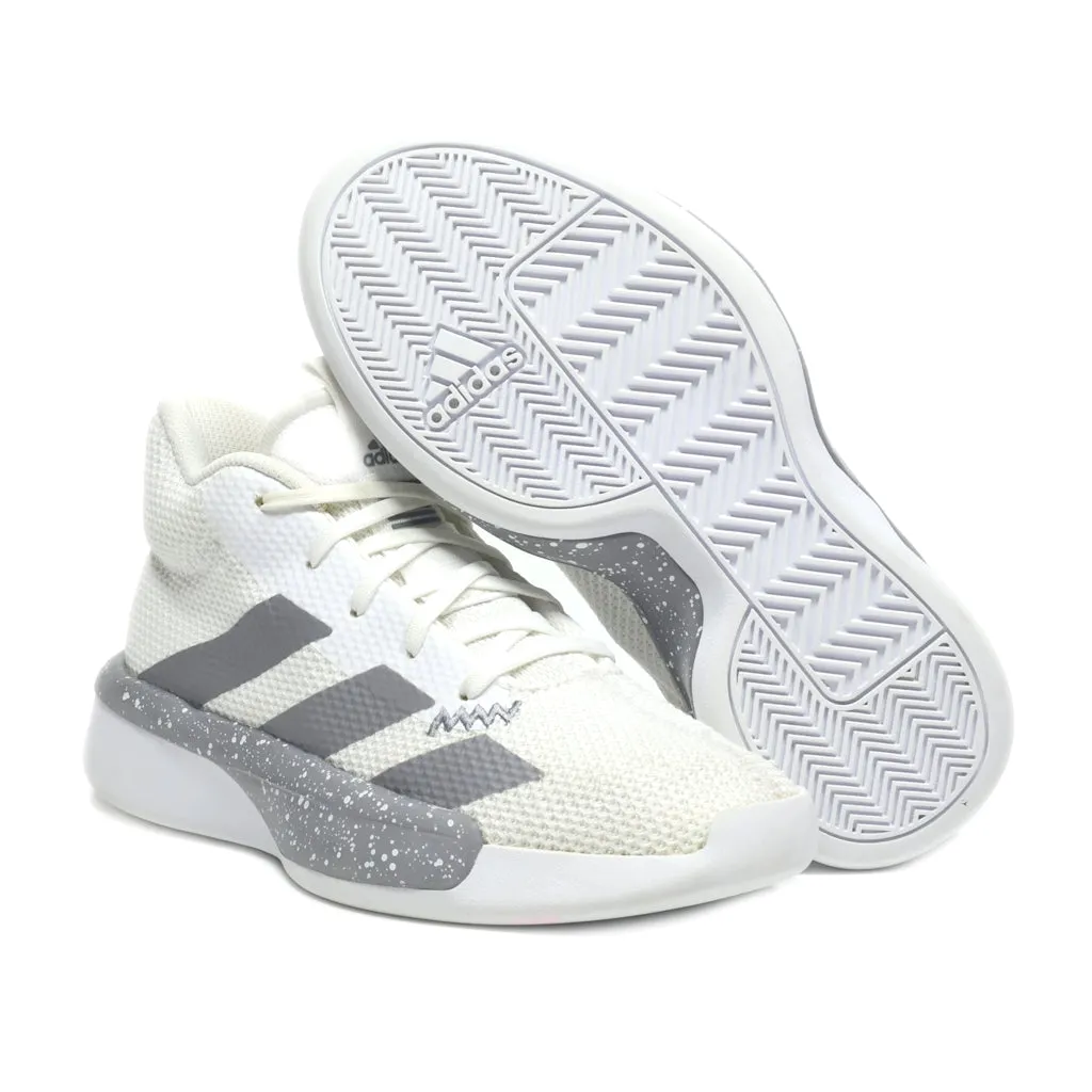 Adidas Pro Next Sport Shoes Leather White Colour For Women