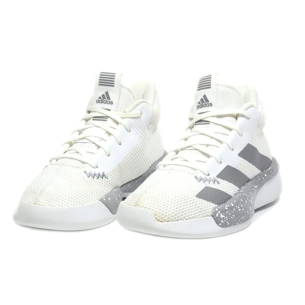 Adidas Pro Next Sport Shoes Leather White Colour For Women