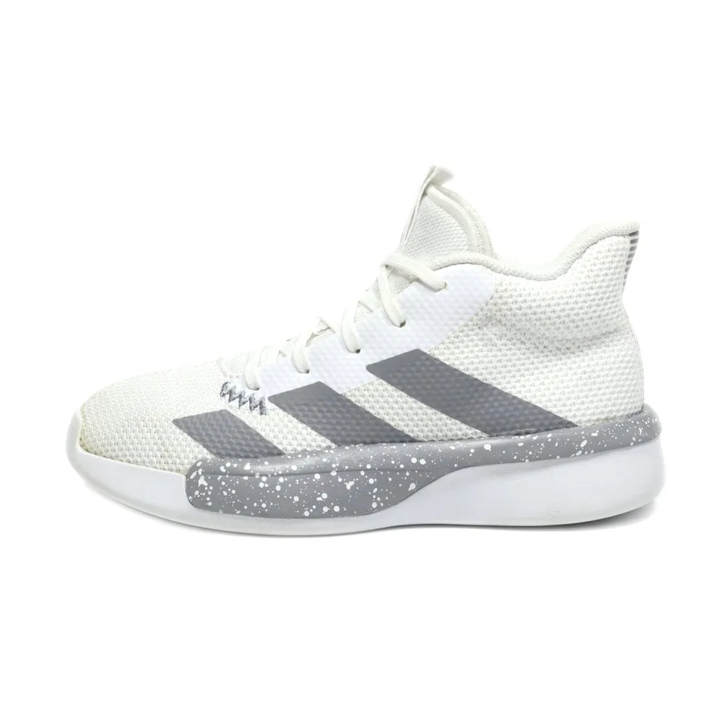 Adidas Pro Next Sport Shoes Leather White Colour For Women