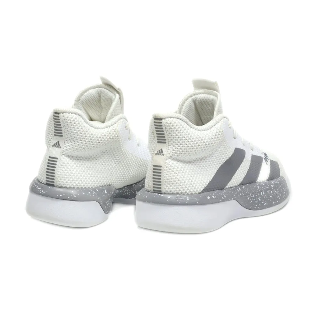 Adidas Pro Next Sport Shoes Leather White Colour For Women