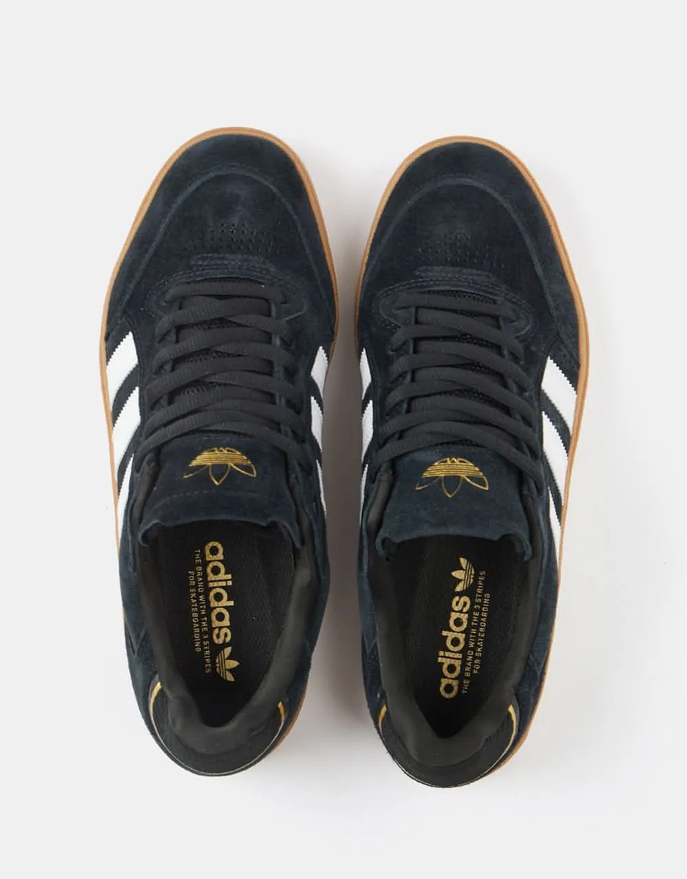 adidas Tyshawn Low Skate Shoes - Core Black/White/Gum