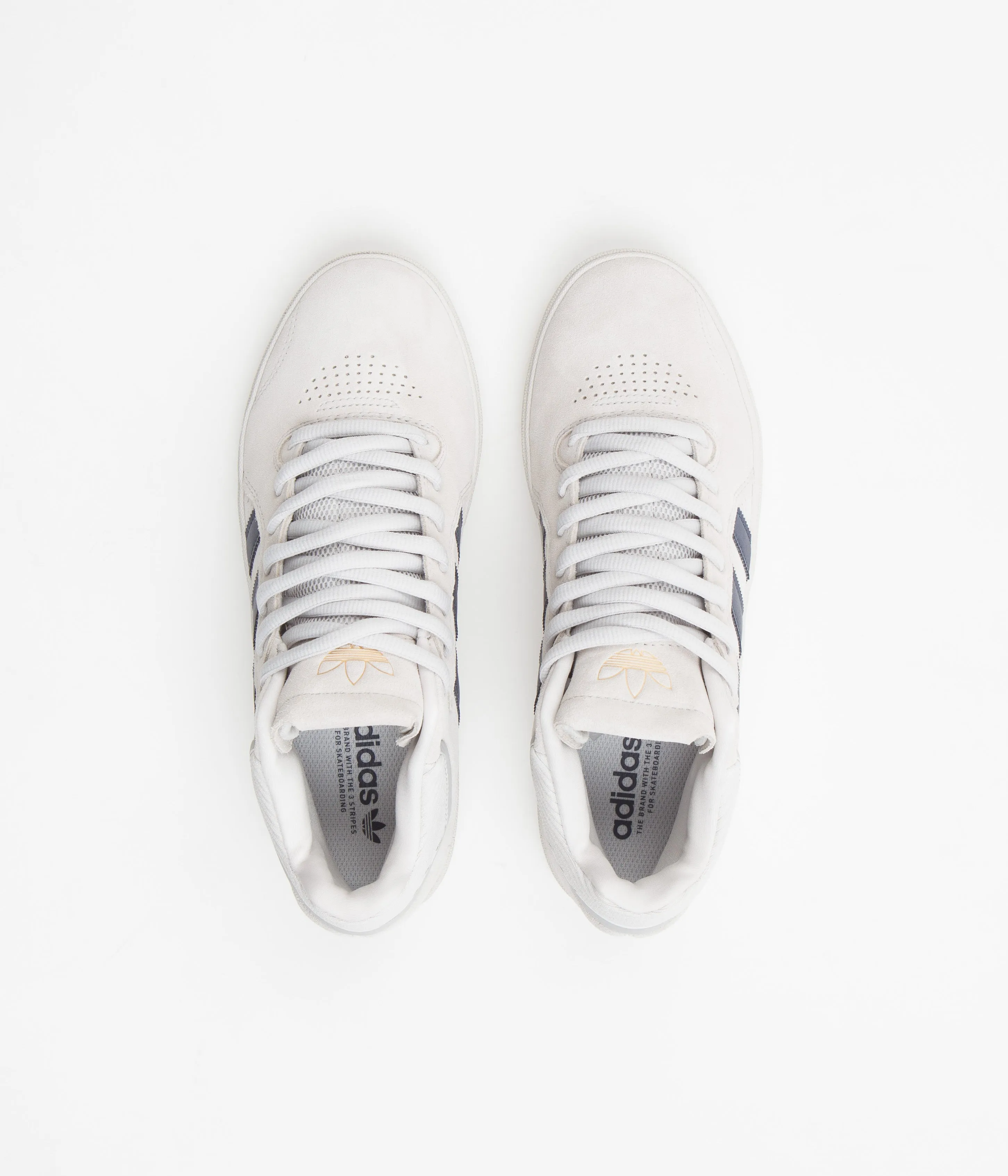 Adidas Tyshawn Shoes - Grey One / Collegiate Navy / FTWR White