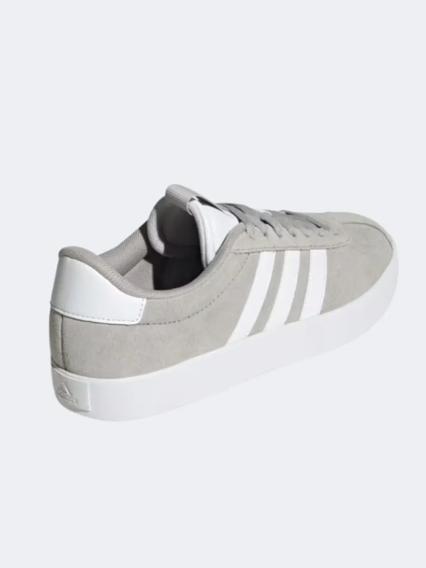 Adidas Vl Court 3 Women Sportswear Shoes Grey/Whte/Silver