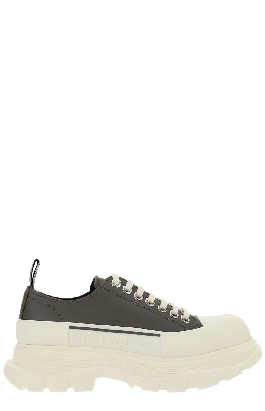 Alexander McQueen Contrast Sole Platform Sneakers