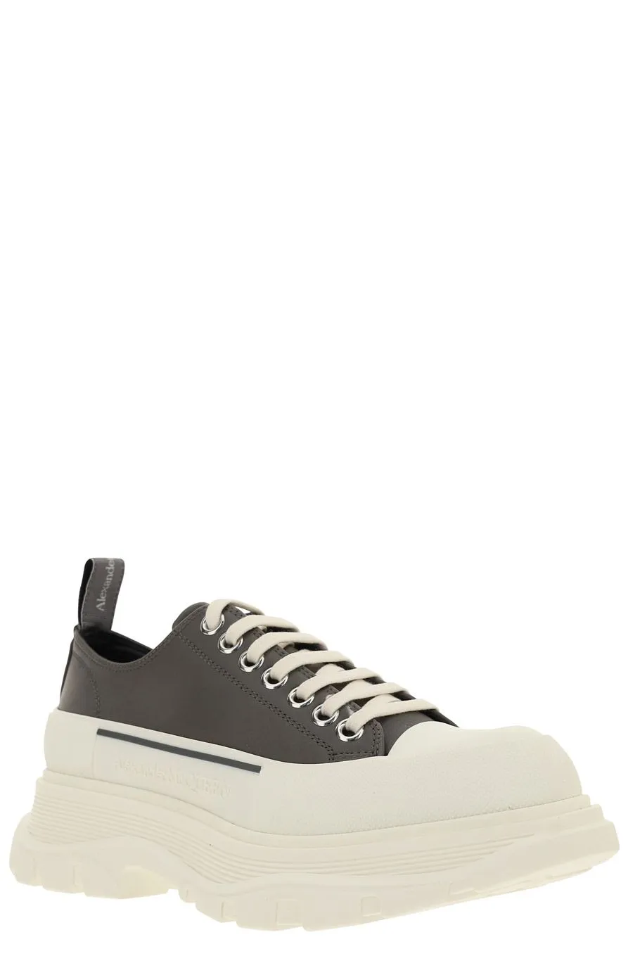 Alexander McQueen Contrast Sole Platform Sneakers