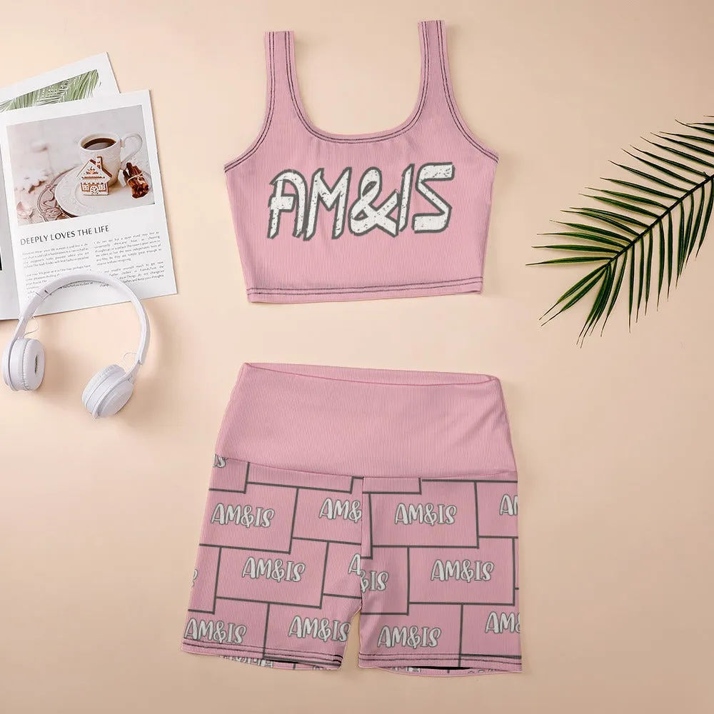 Am&Is Activewear Thread Yoga Set