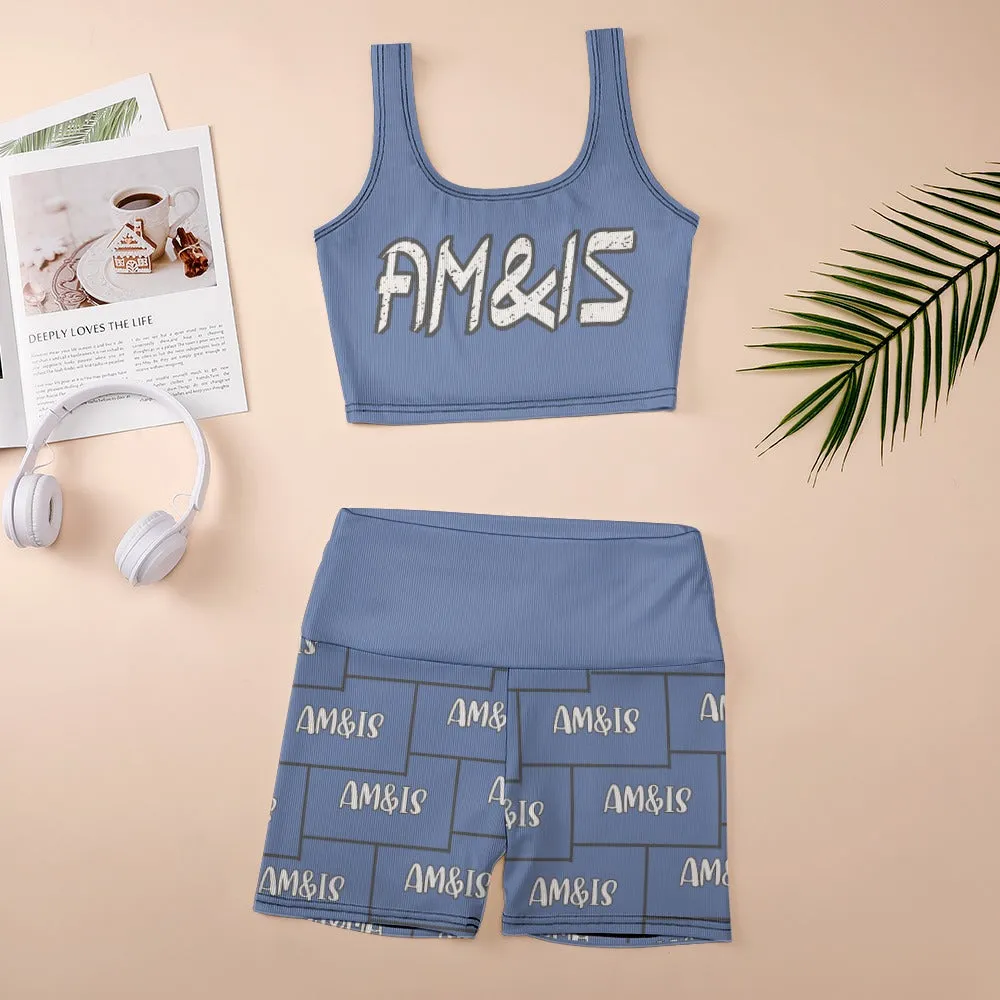 Am&Is Activewear Thread Yoga Set