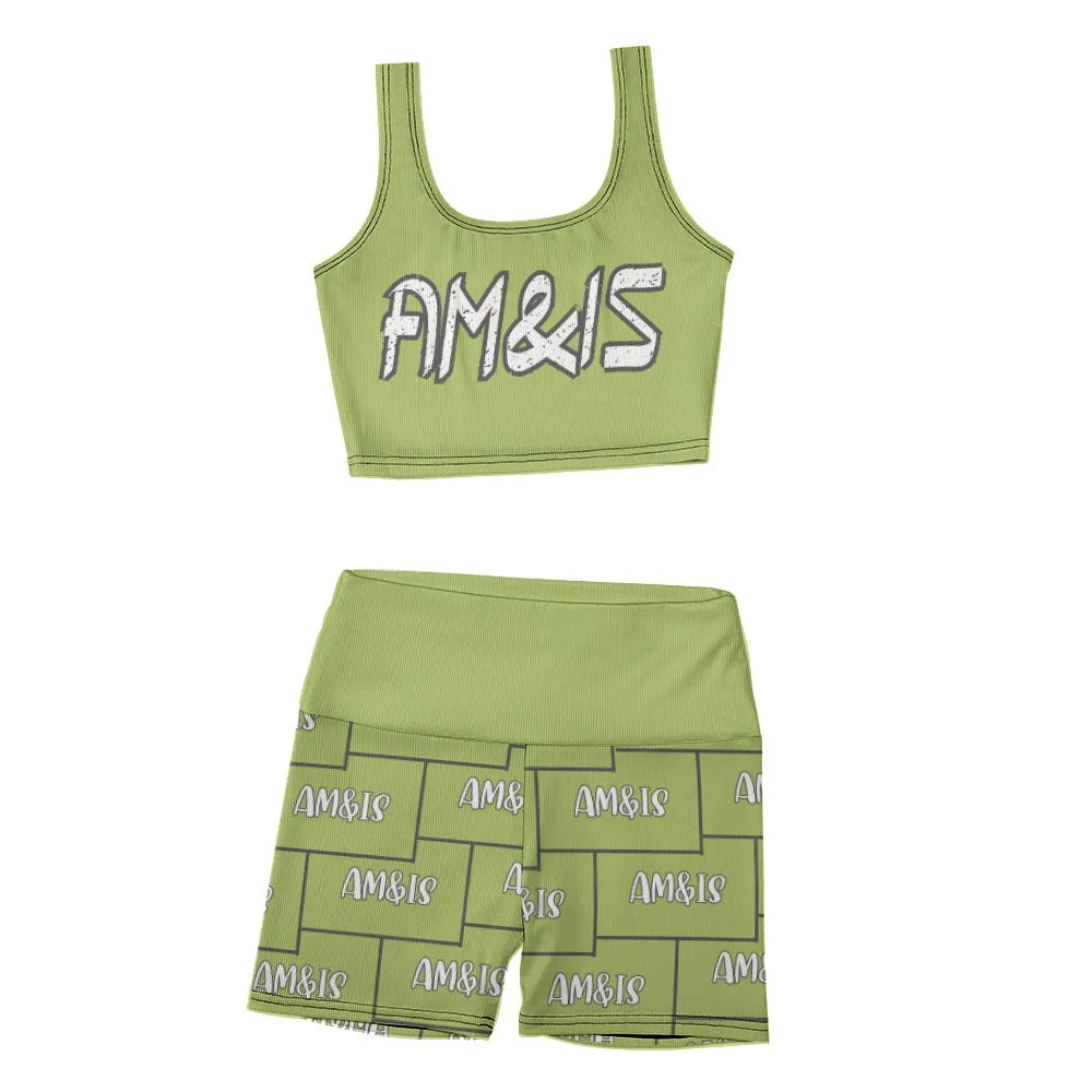 Am&Is Activewear Thread Yoga Set