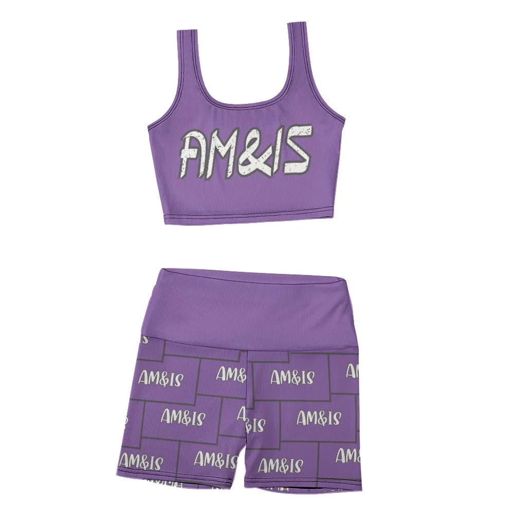 Am&Is Activewear Thread Yoga Set