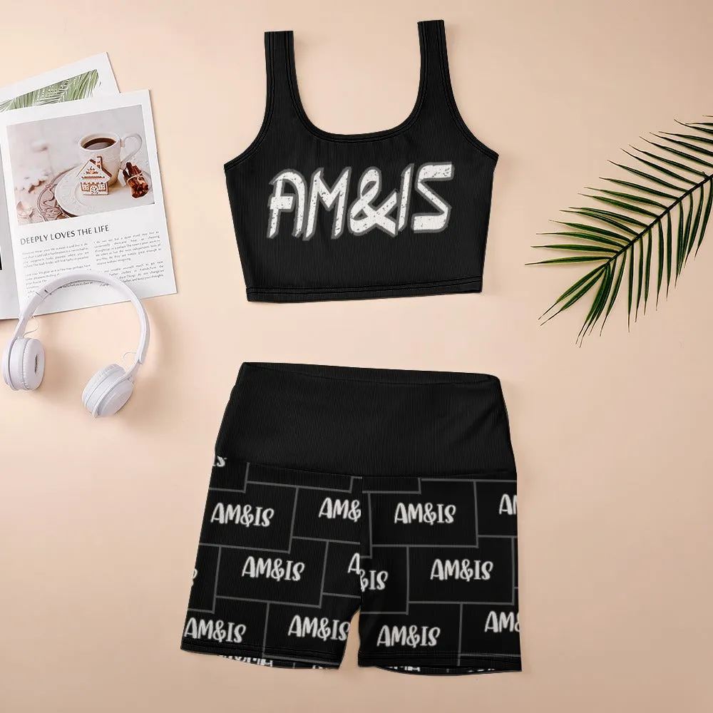 Am&Is Activewear Thread Yoga Set