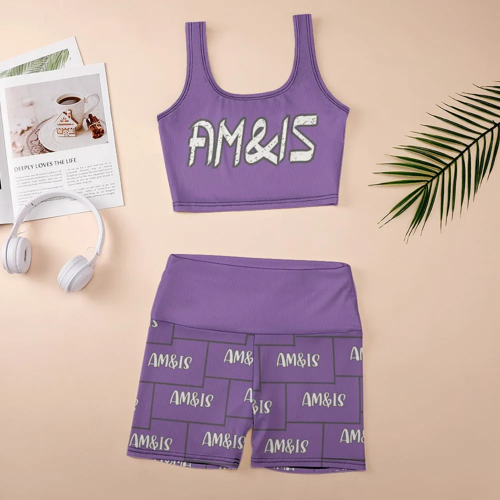 Am&Is Activewear Thread Yoga Set