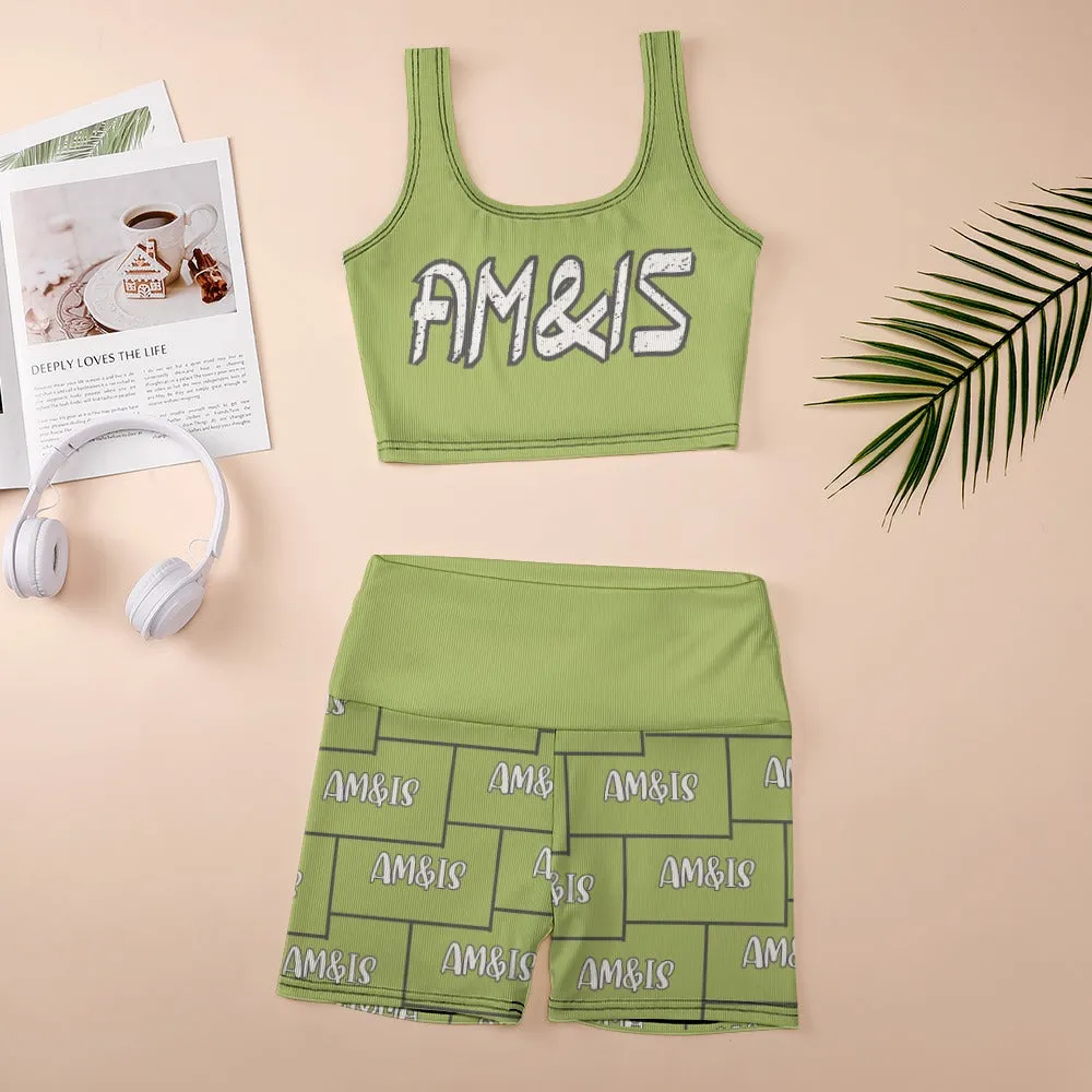 Am&Is Activewear Thread Yoga Set