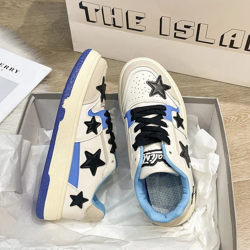 Amozae-Back To School Gifts Skater Girl Aesthetic Star Sneakers