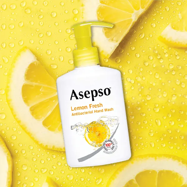 Asepso Lemon Fresh Antibacterial Hand Wash 250ml