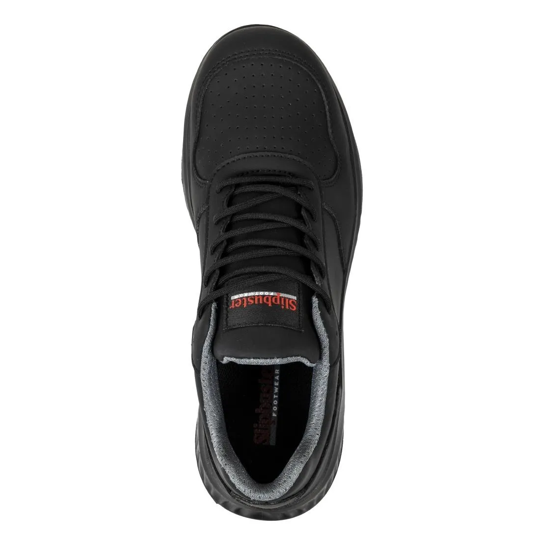 BA063-42 Slipbuster Recycled Microfibre Trainers Matte Black 42