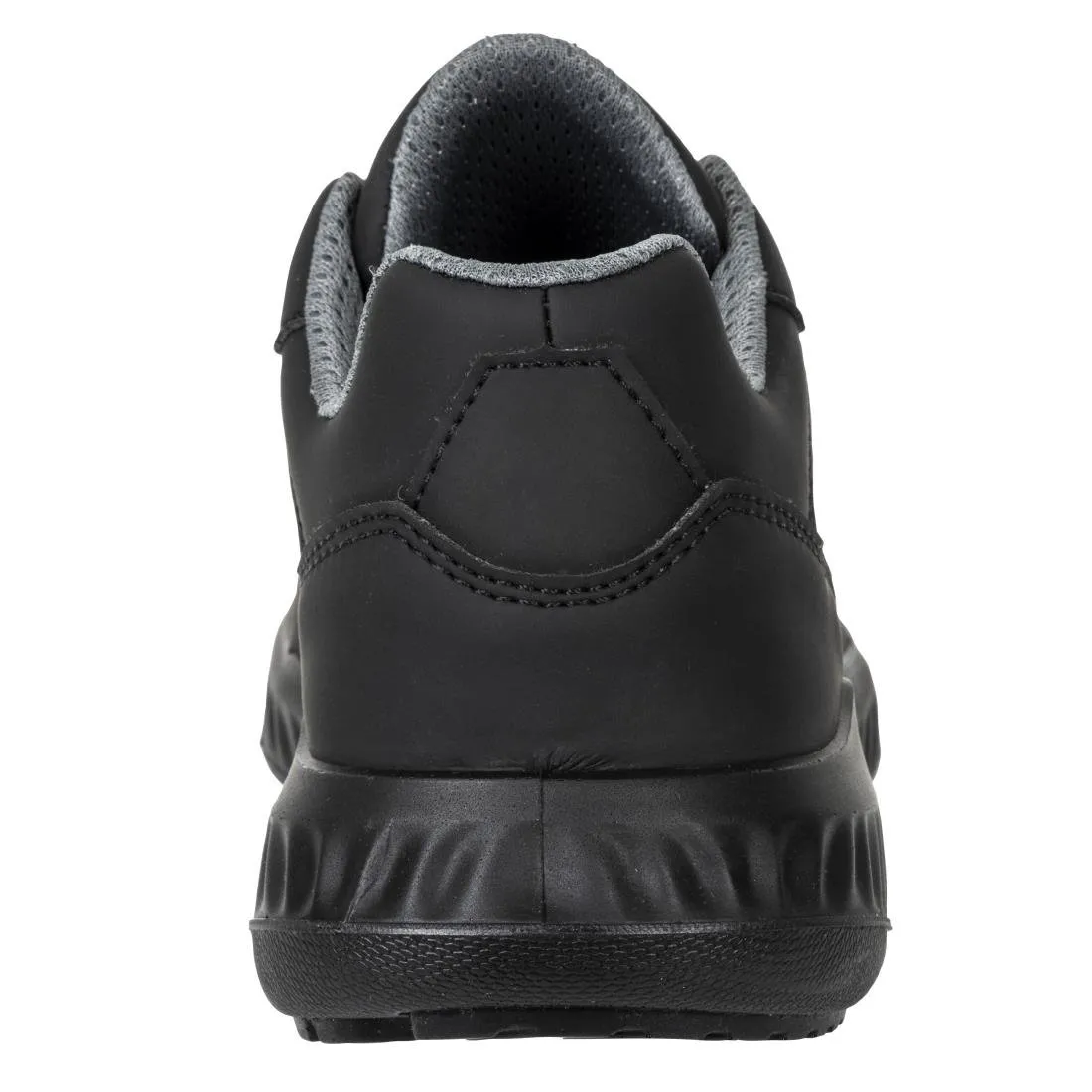 BA063-42 Slipbuster Recycled Microfibre Trainers Matte Black 42