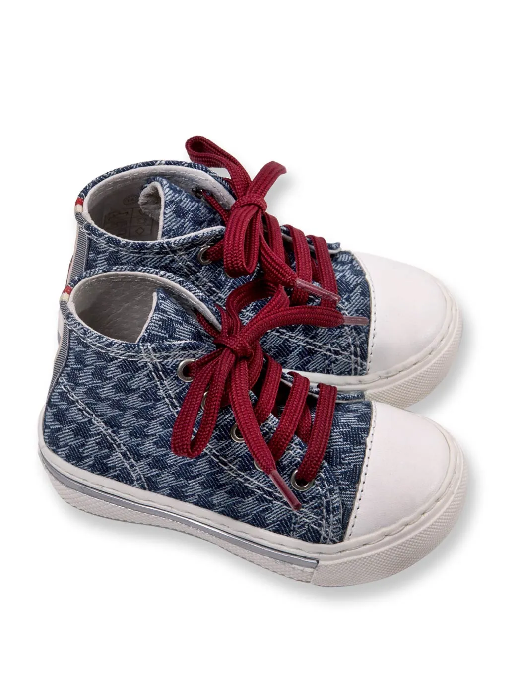 Baby bootie shoe for boy-CHRISTOFER blue