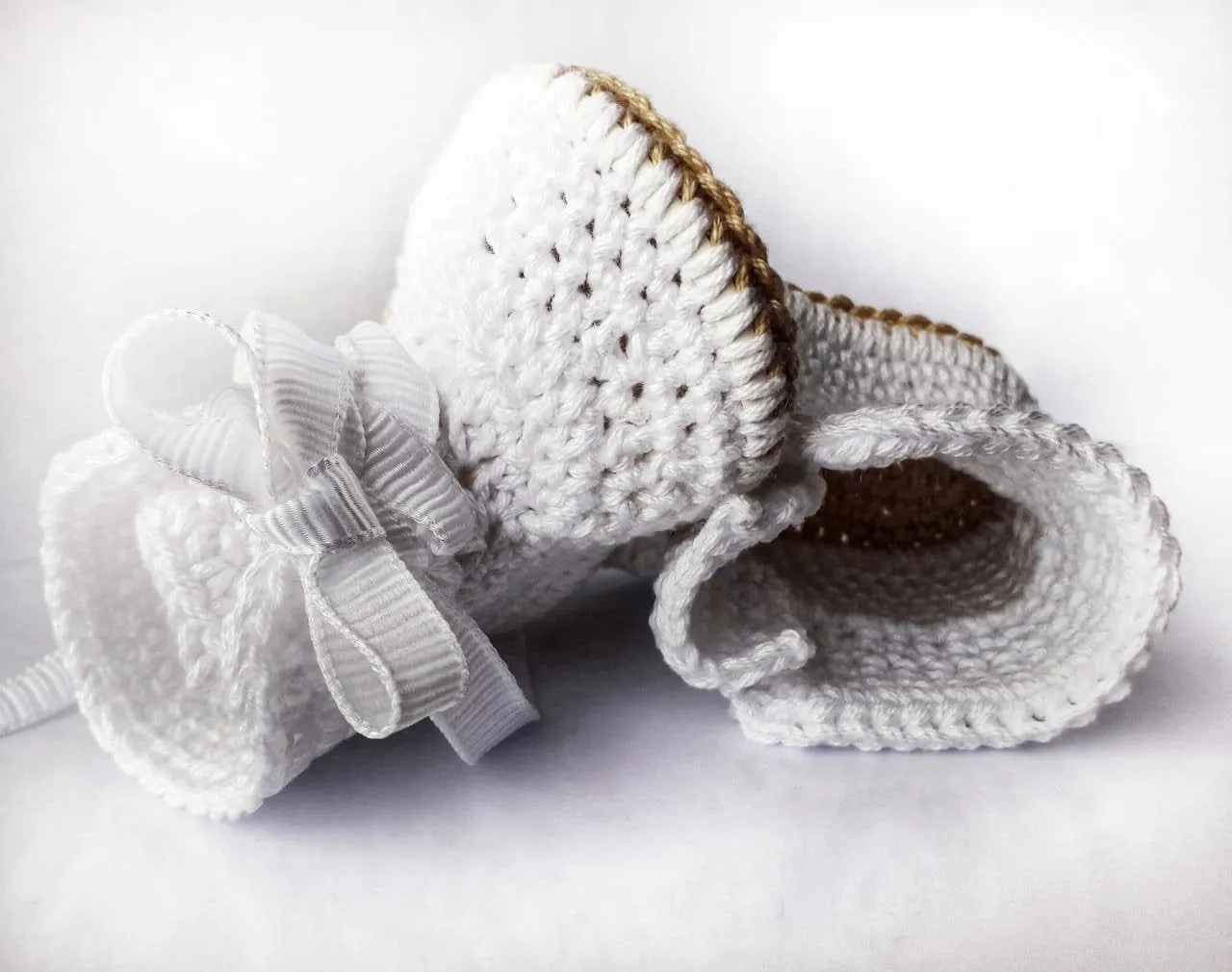 Baby Shoes, Baby Boy  booties, Baby Boy Christening Shoes Crochet , Baptism Shoes, White or Ivory