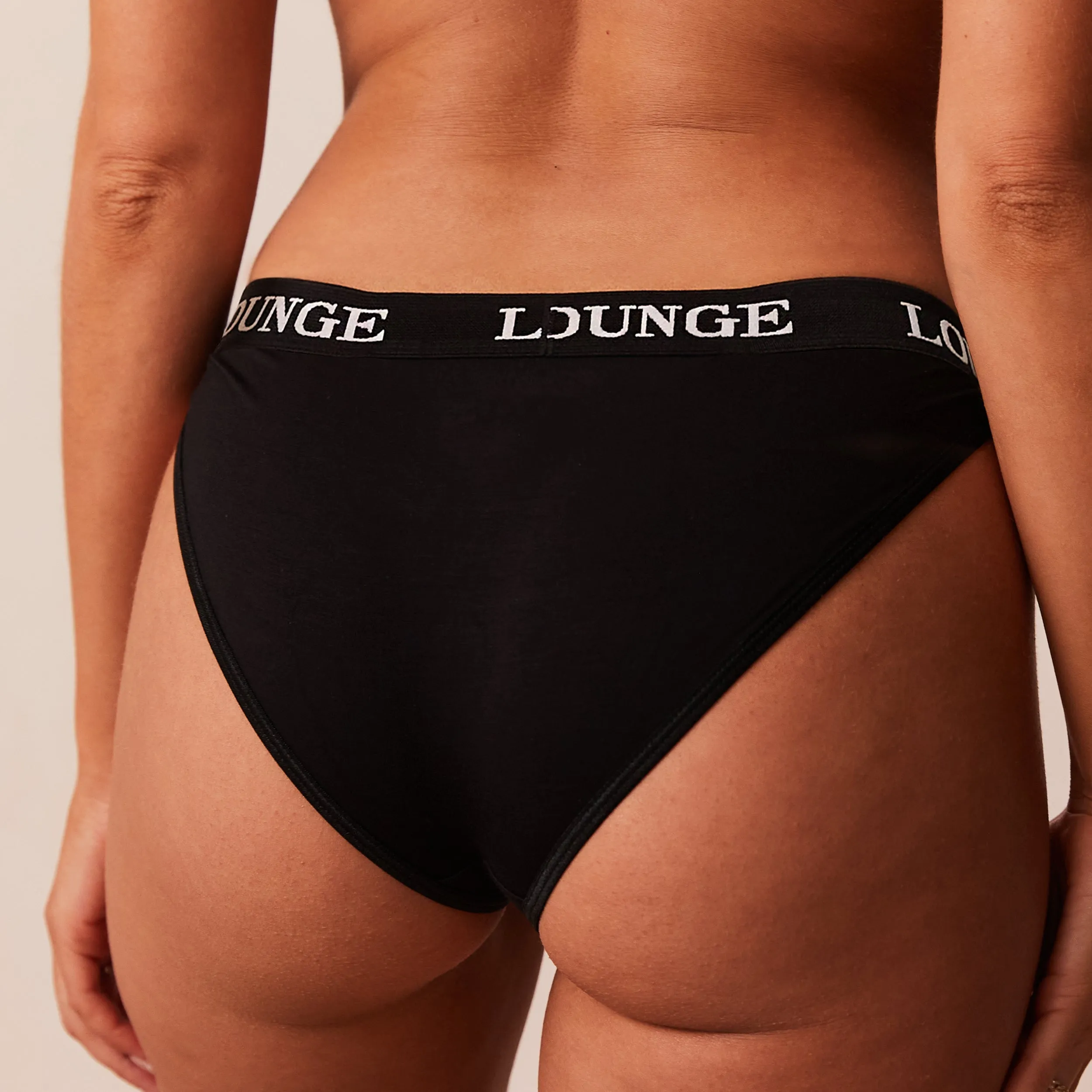 Bamboo Triangle Briefs - All Black