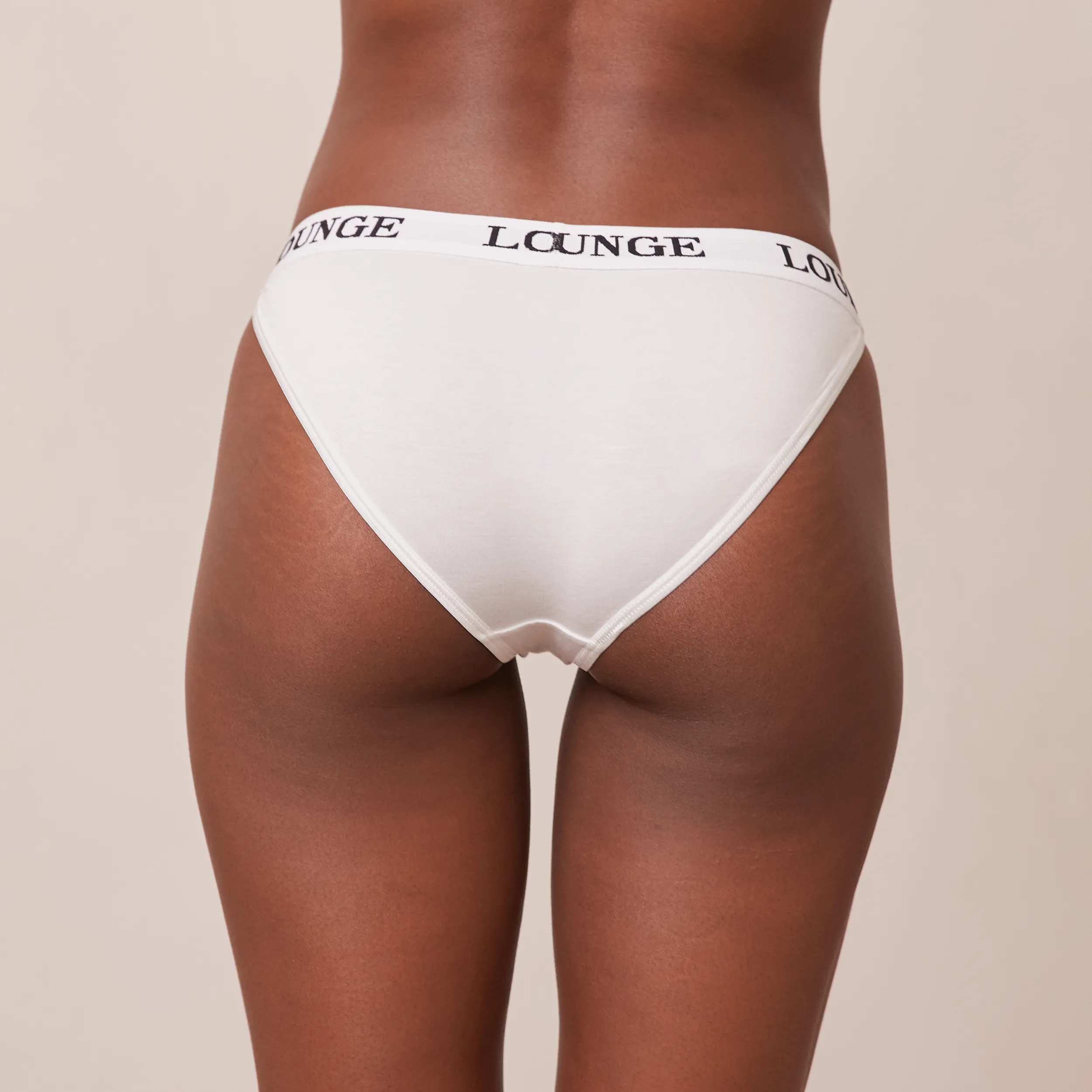 Bamboo Triangle Briefs - All White