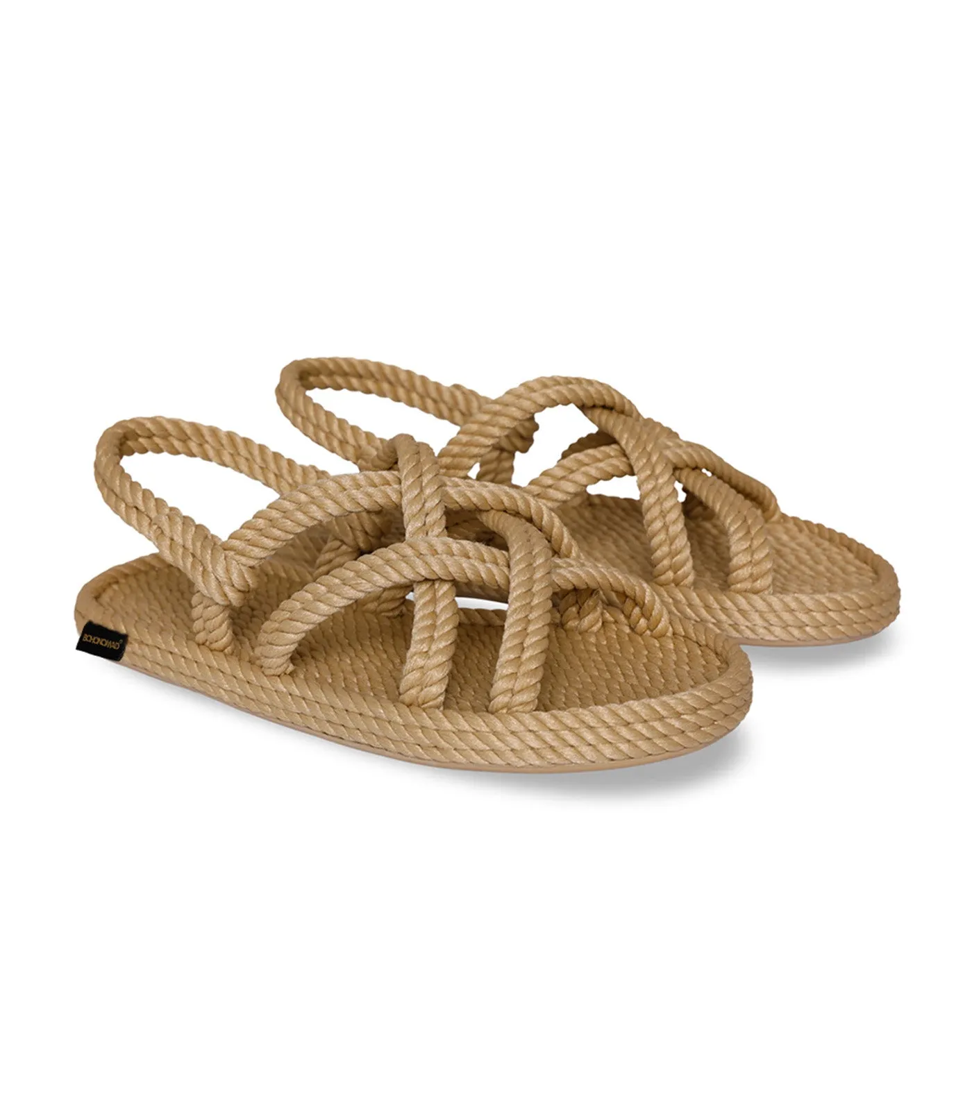 Bodrum Rope Sandals Beige