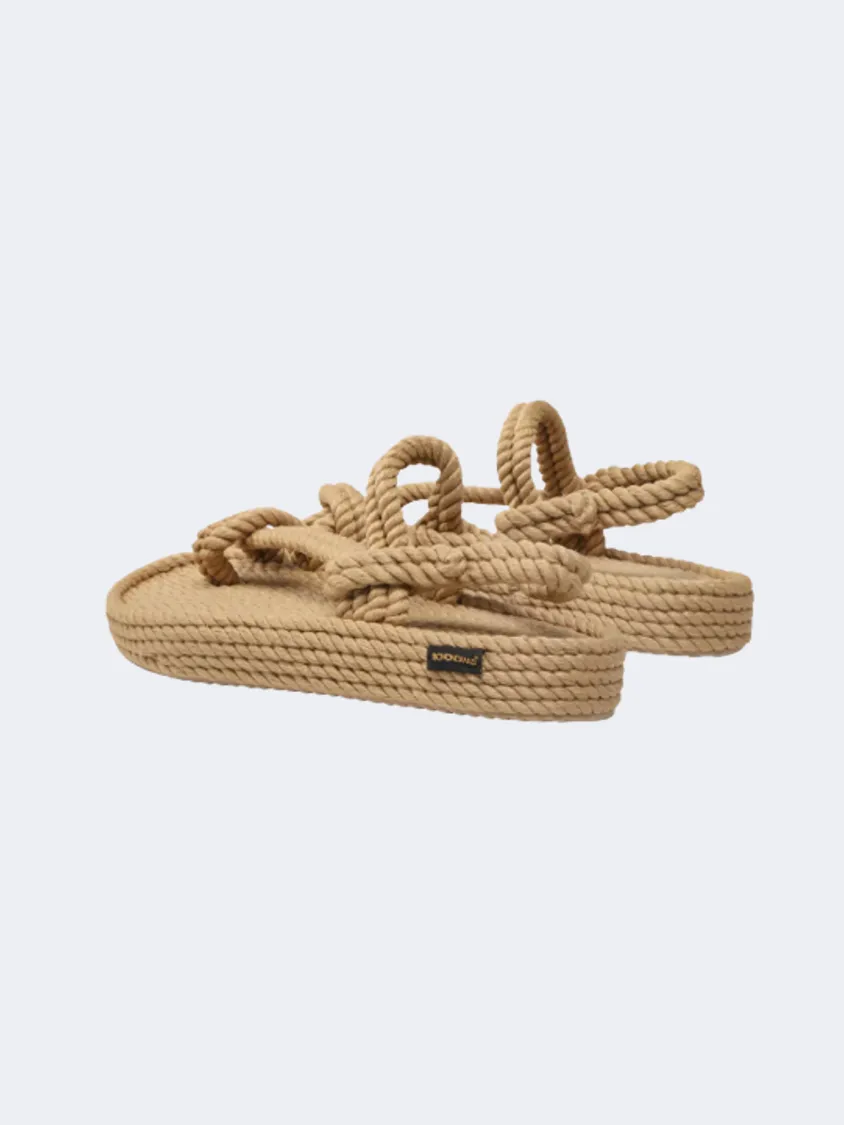 Bohonomad Hawaii Rope Women Lifestyle Sandals Beige