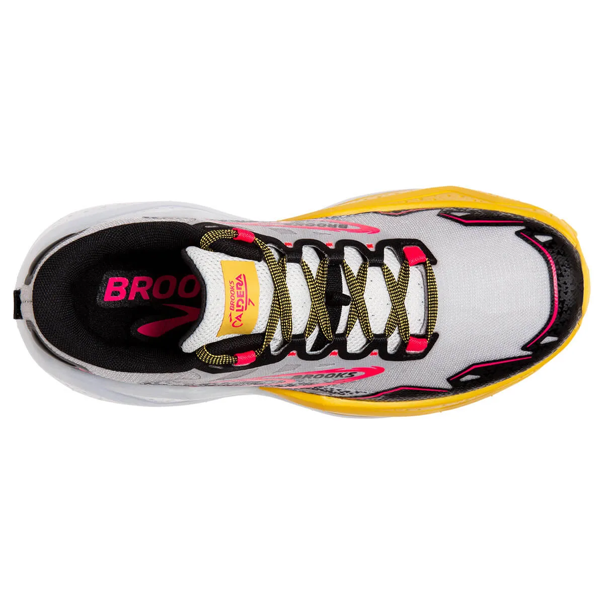 Brooks Caldera 7 Womens | Lunar Rock/lemon Chrome/black