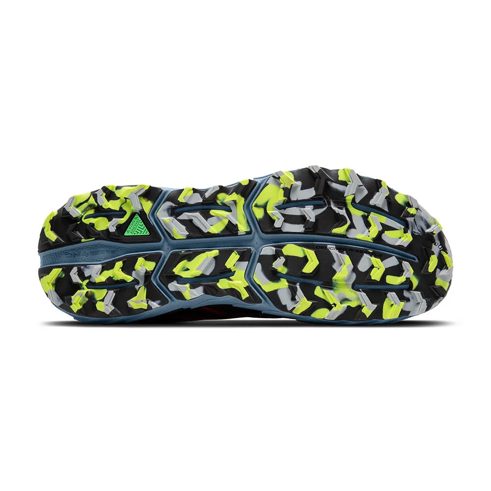 Brooks Cascadia 18 Wide (Mens) - Citadel/Ebony/Lime