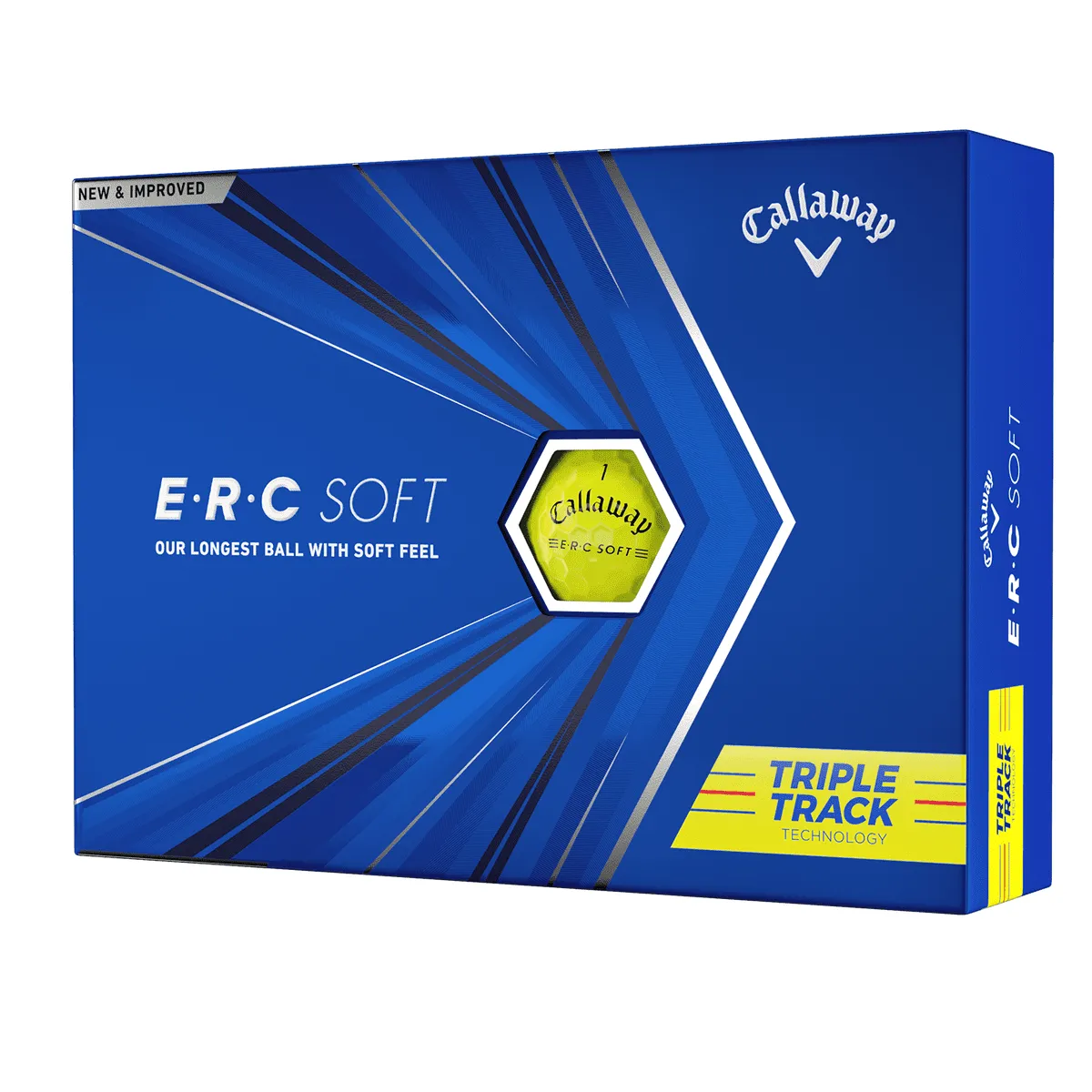 Callaway ERC Soft 2021 Golf Balls, White, 12 Pack