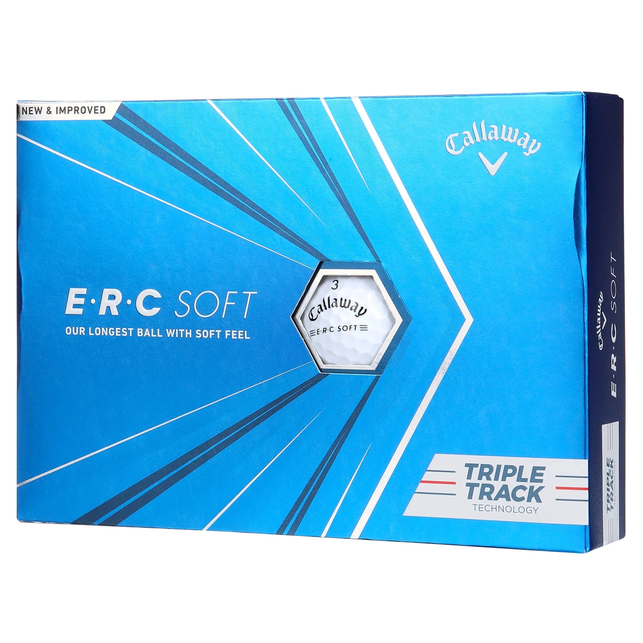 Callaway ERC Soft 2021 Golf Balls, White, 12 Pack