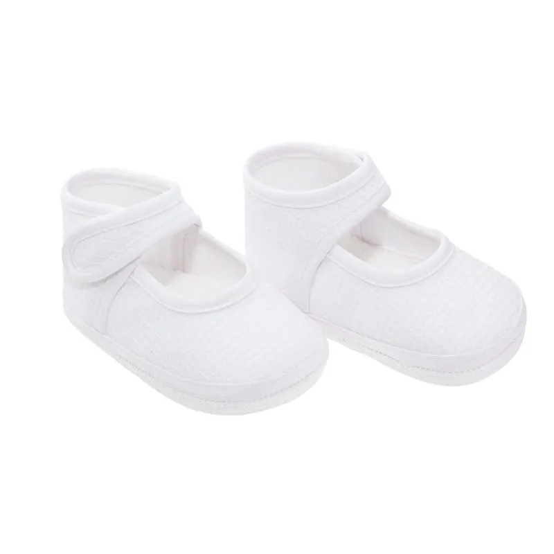 Cambrass Summer Baby Shoes White