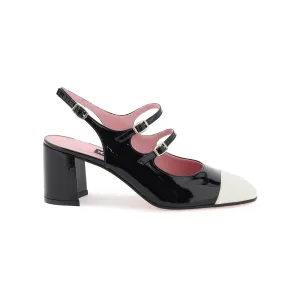 Carel patent leather papaya slingback mary jane