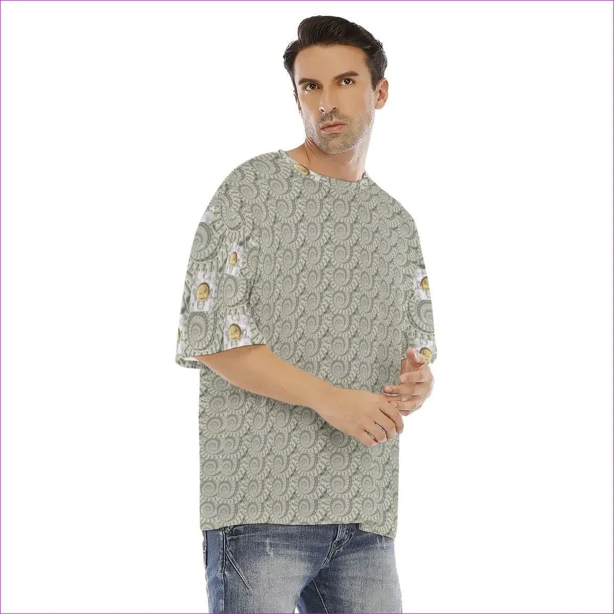 Cash Men's Drop Shoulder T-shirt With Short Sleeve