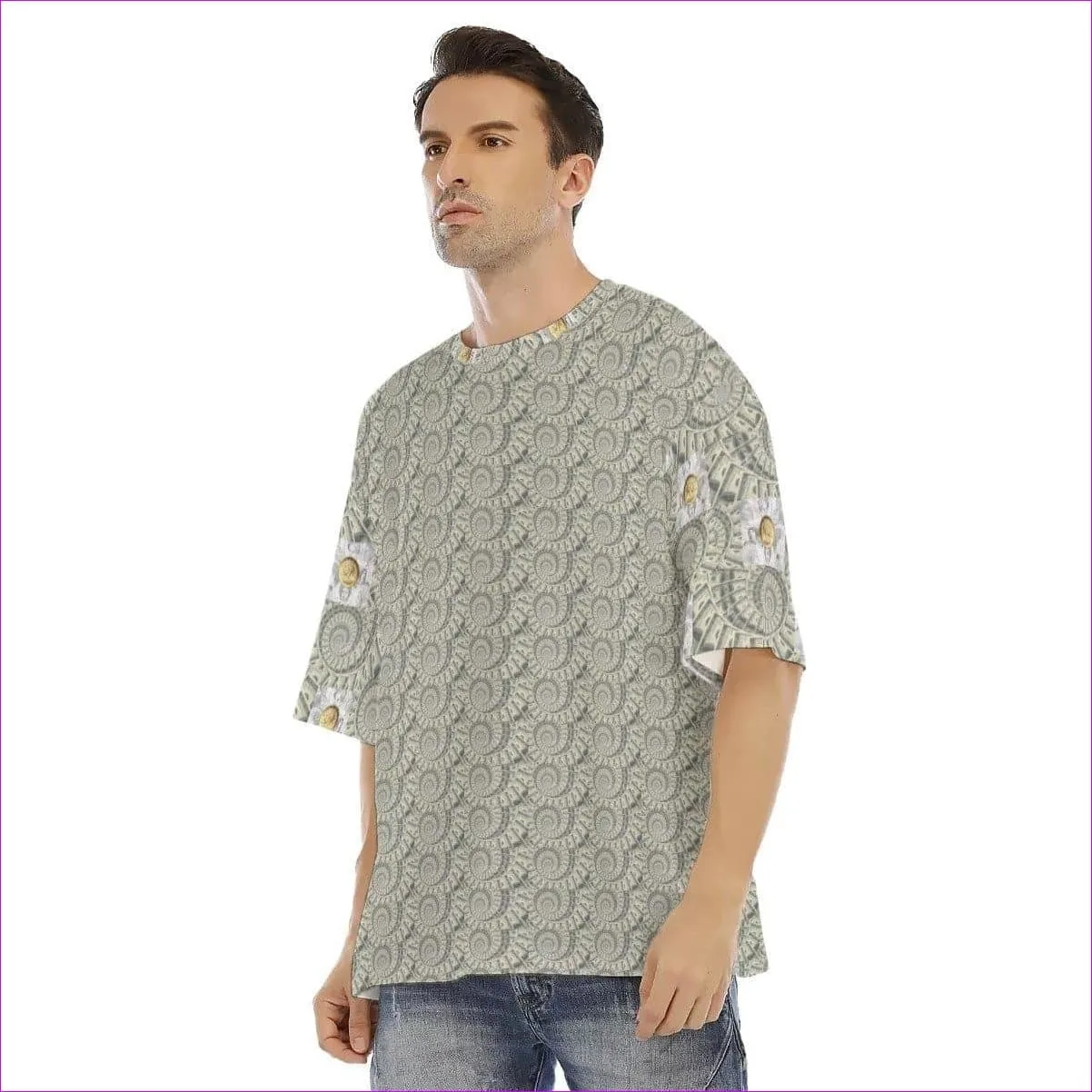 Cash Men's Drop Shoulder T-shirt With Short Sleeve