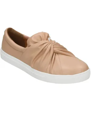 Casula Twist Vamp Slip On Plimsolls in Nude