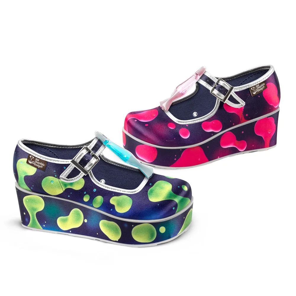 Chocolaticas® Lava Lamp Women's Mary Jane Platform