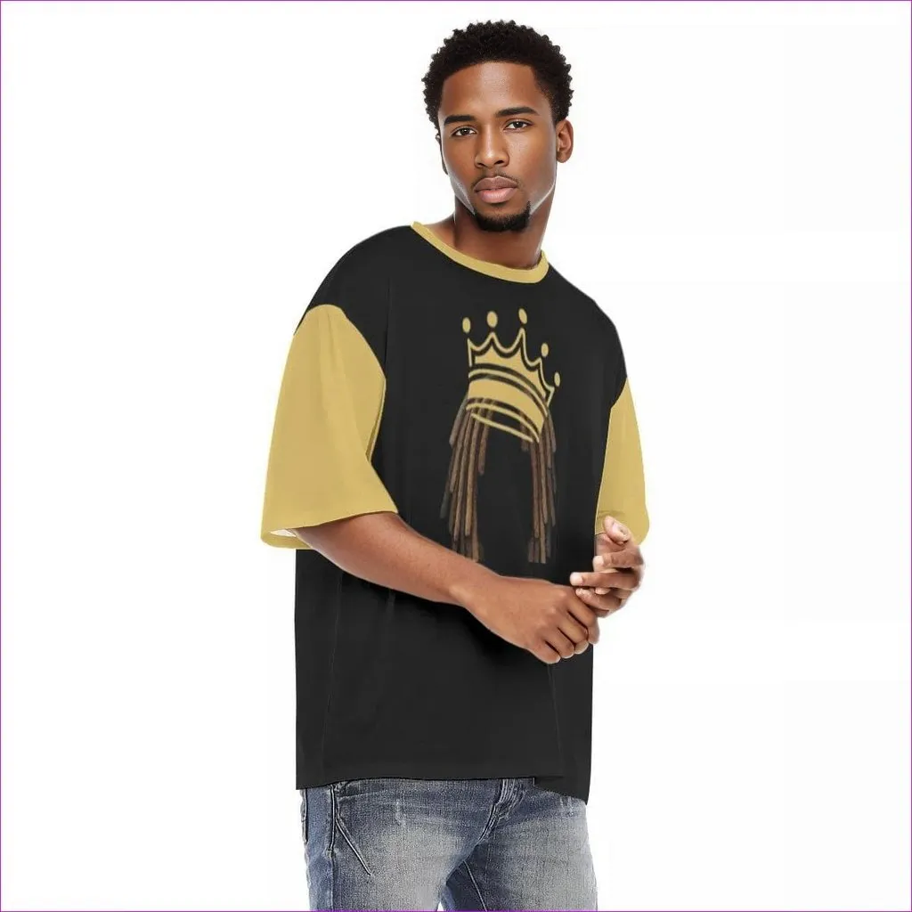 Crowned Dreadz Men's Drop Shoulder T-shirt With Short Sleeve