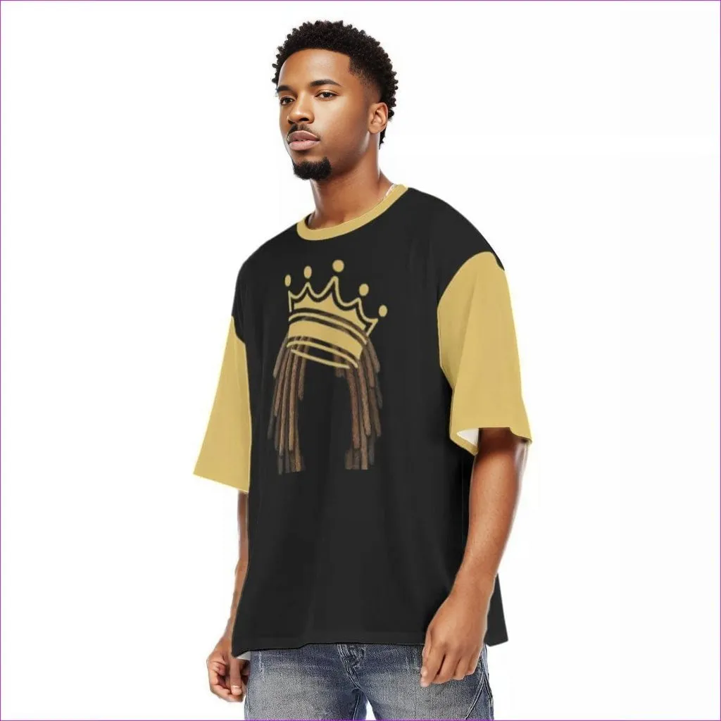 Crowned Dreadz Men's Drop Shoulder T-shirt With Short Sleeve