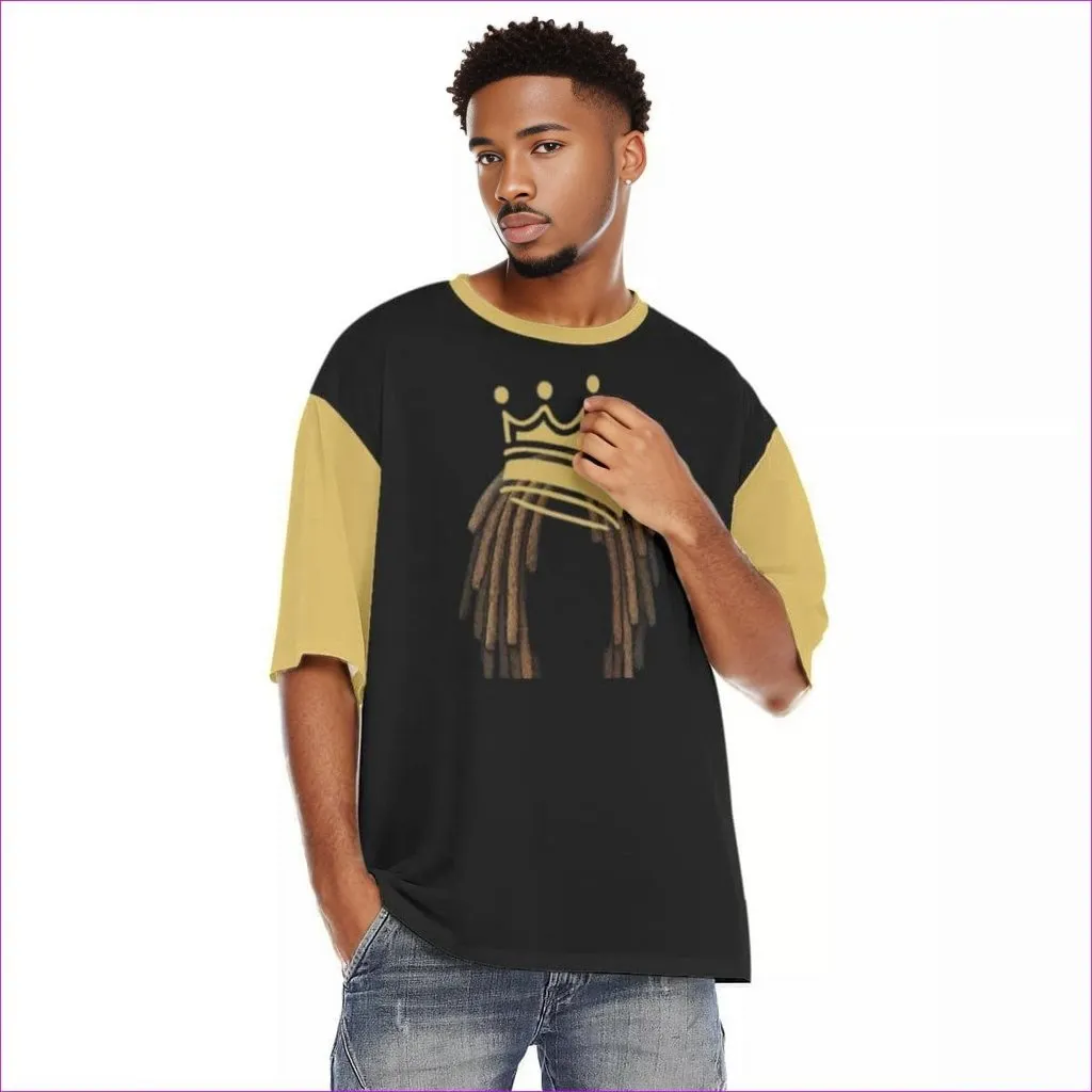 Crowned Dreadz Men's Drop Shoulder T-shirt With Short Sleeve