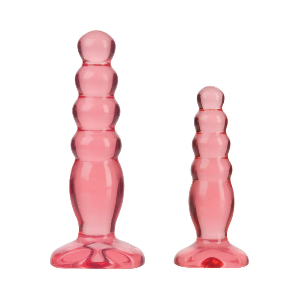 Crystal Jellies - Anal Delight Trainer Kit Pink